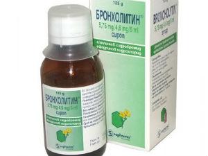 Сироп Бронхолитин