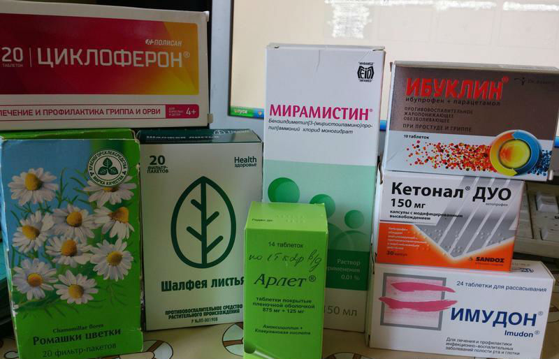 Препараты для лечения горла