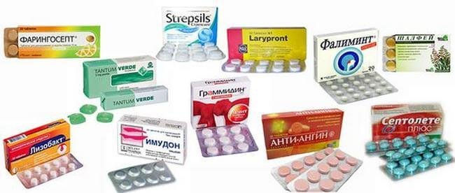 Лекарства от боли в горле