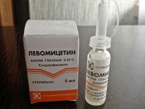 Капли в нос с Левомицетином