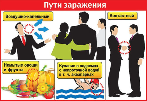 Пути заражения