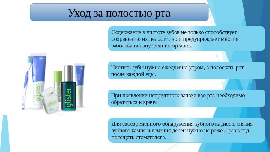 Уход за полостью рта