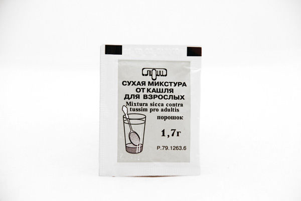 Сухая микстура от кашля